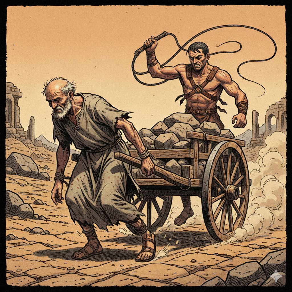 老体に鞭を打つ